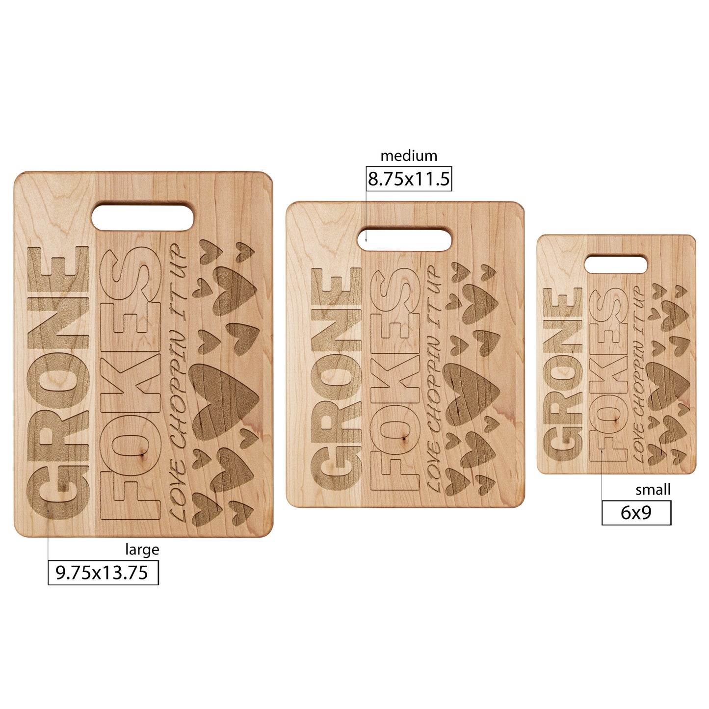 "Choppin It Up" Cutting Board