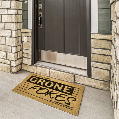 "Watch Your Mouth" Exterior Door Mat